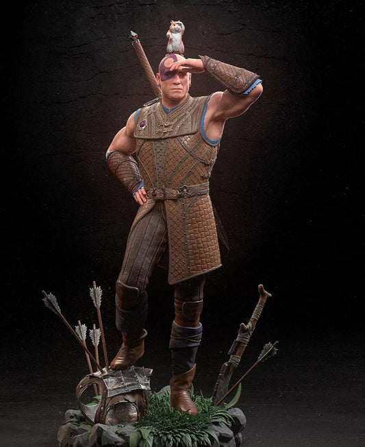 Estátua Colecionador - Justiceiro Mestre das Criaturas