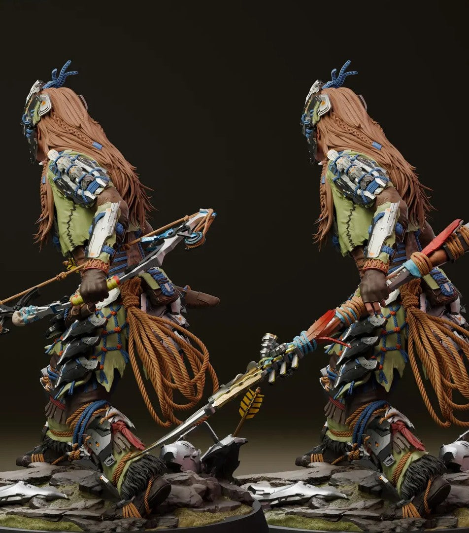 Estátua Colecionador - Aloy Horizon Forbbiden West