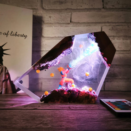 Lâmpada de Resina - Dragon Ball