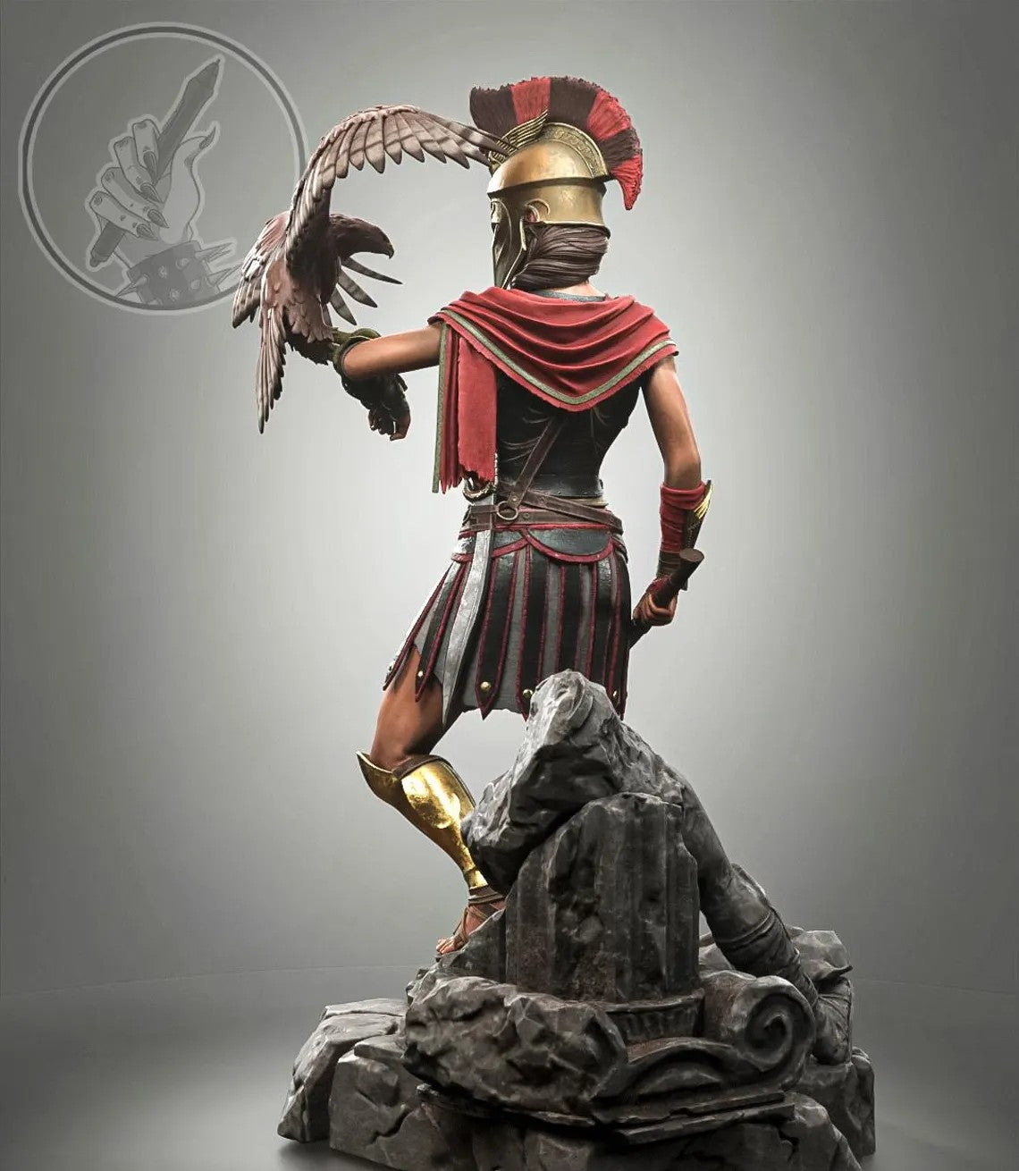 Estátua Colecionador - Kassandra - Assassin's Creed