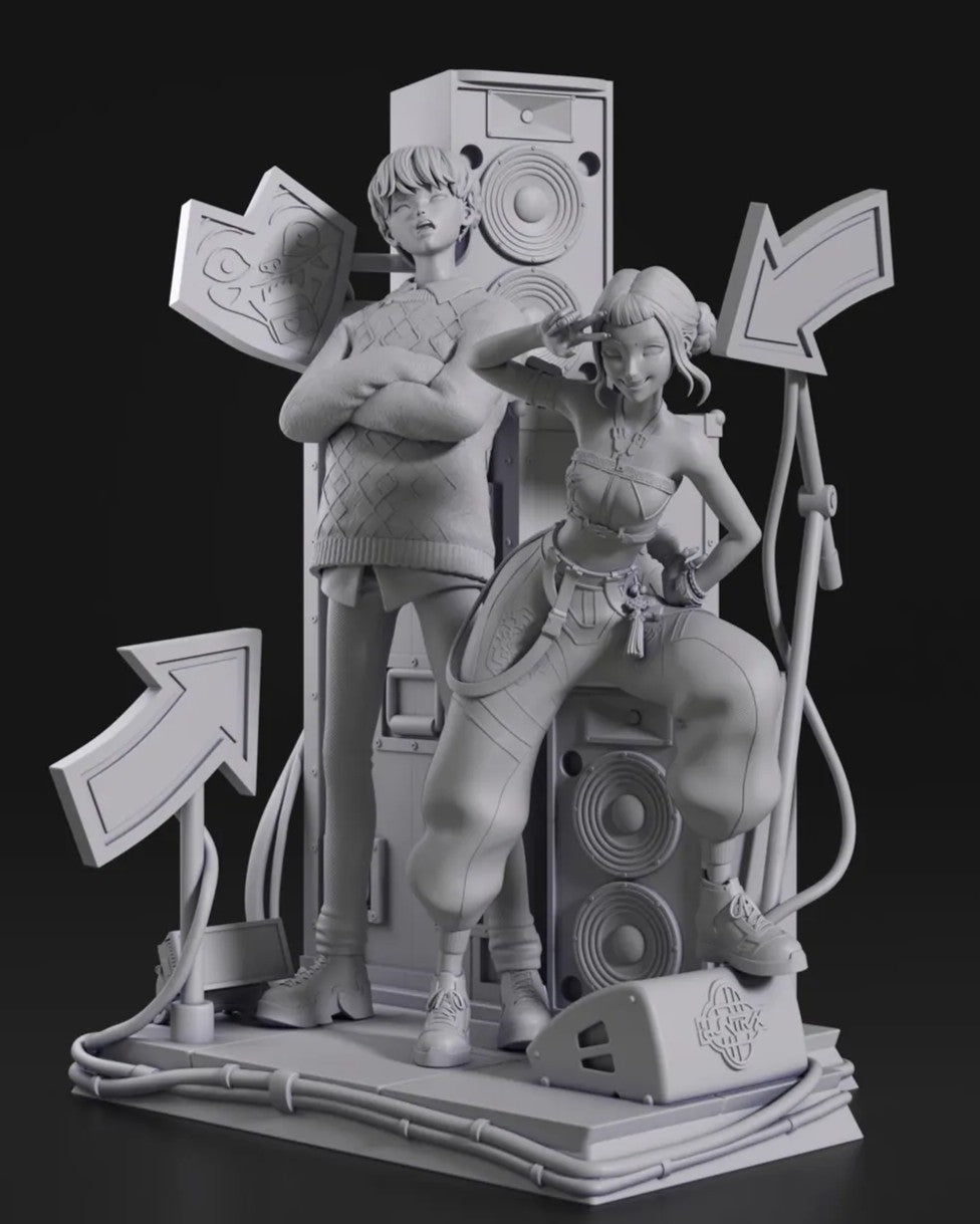 Estátua Colecionador - Zoey & Baby Saja KPop