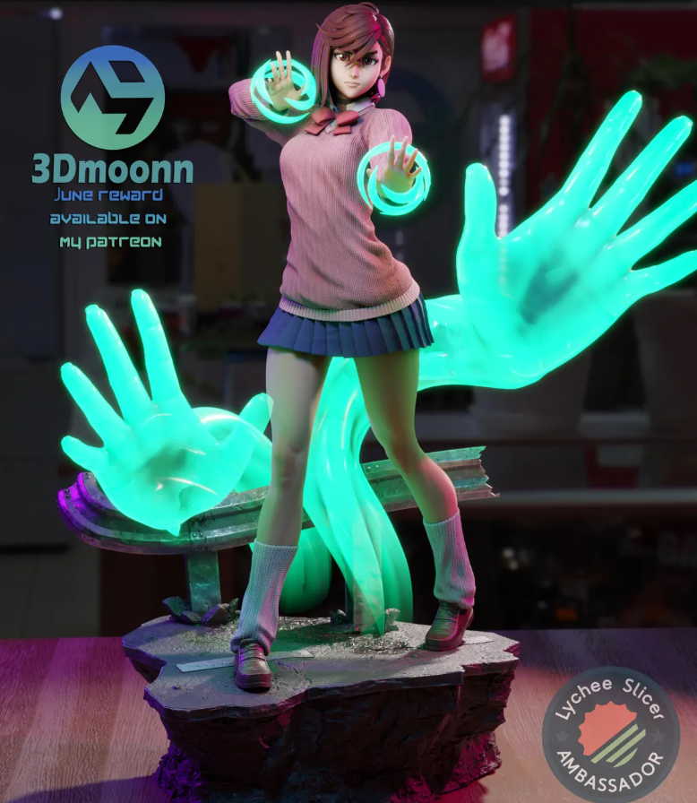 Estátua Colecionador - Momo Ayase