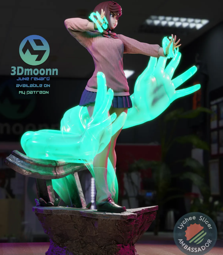 Estátua Colecionador - Momo Ayase