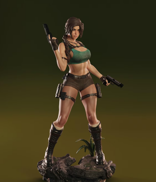 Estátua Colecionador - Lara Croft
