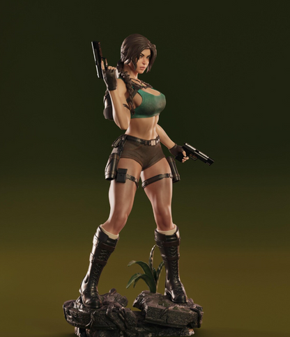 Estátua Colecionador - Lara Croft