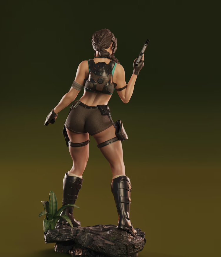 Estátua Colecionador - Lara Croft