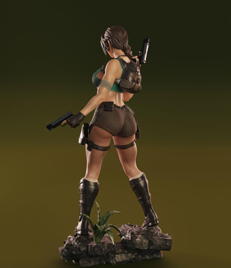 Estátua Colecionador - Lara Croft