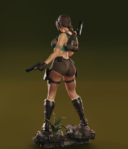 Estátua Colecionador - Lara Croft