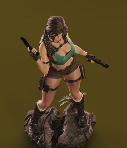 Estátua Colecionador - Lara Croft