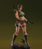 Estátua Colecionador - Lara Croft
