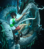 Estátua Colecionador - Chihiro & Haku