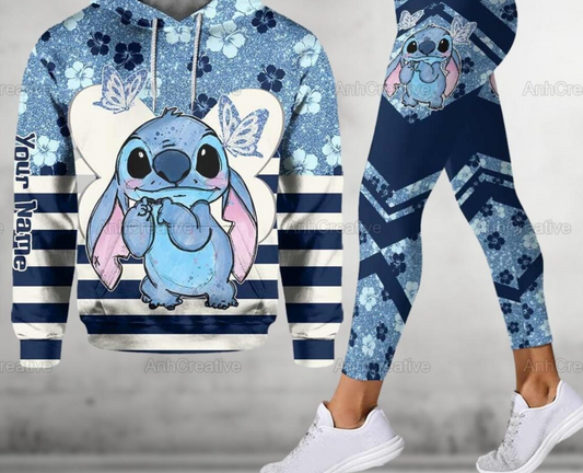 Conjunto Stitch - Design 11 para Mulher (personalizável)