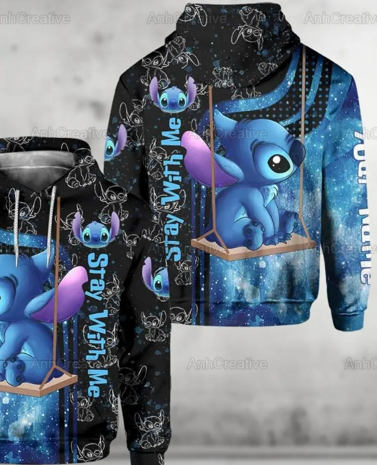 Conjunto Stitch - Design 12 para Mulher (personalizável)