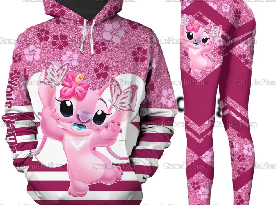 Conjunto Stitch - Design 13 para Mulher (personalizável)