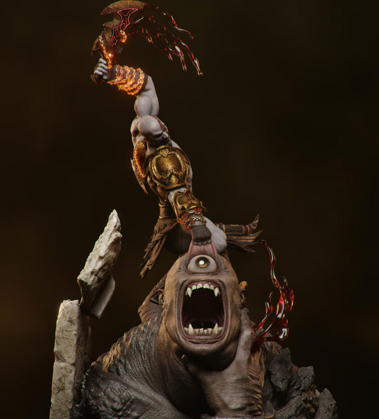 Estátua Colecionador - Kratos God of War
