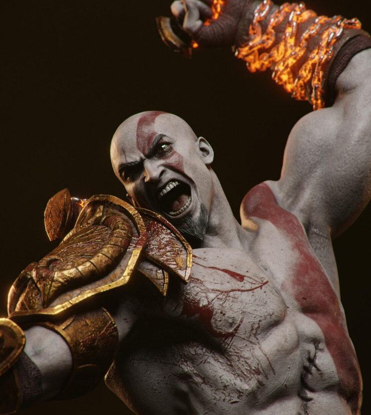 Estátua Colecionador - Kratos God of War
