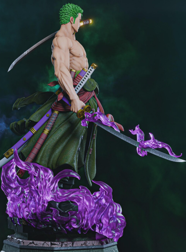 Estátua Colecionador - Zoro