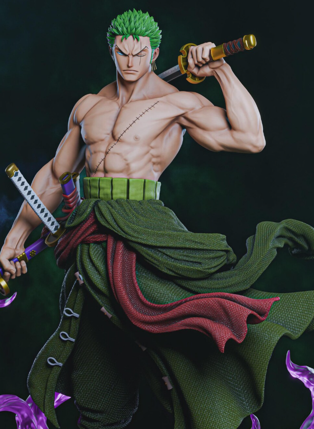 Estátua Colecionador - Zoro