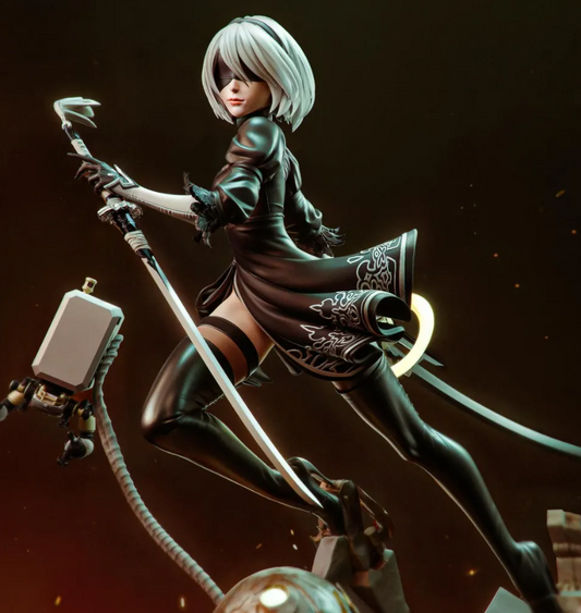 Estátua Colecionador - 2B NieR