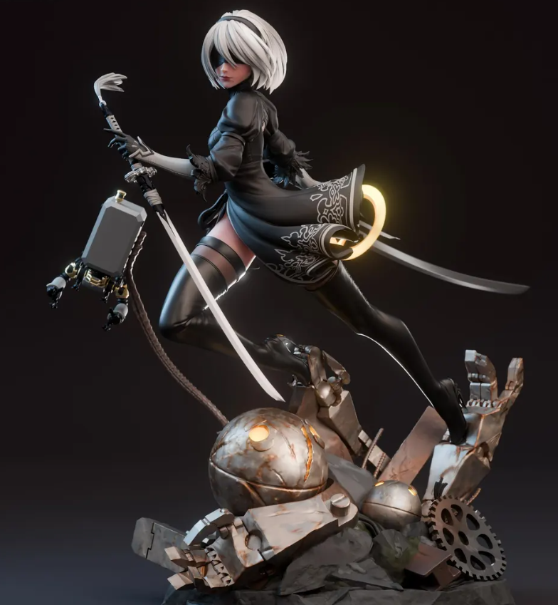 Collector's Statue - 2B NieR