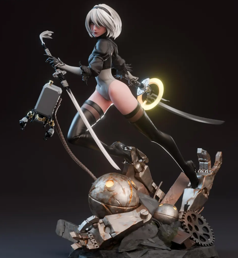 Collector's Statue - 2B NieR