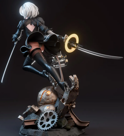 Estátua Colecionador - 2B NieR