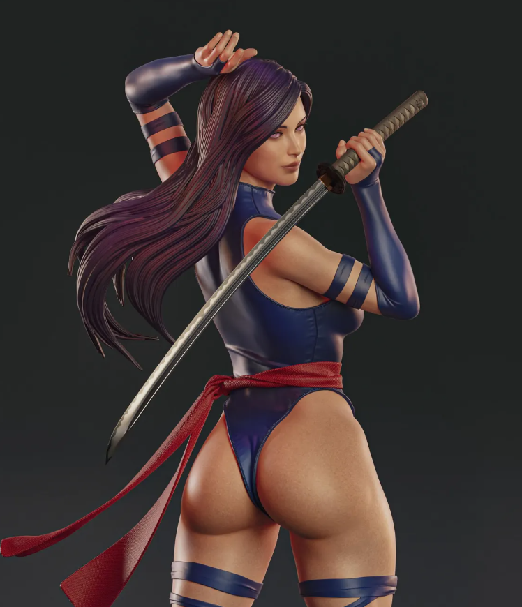 Estátua Colecionador - Psylocke