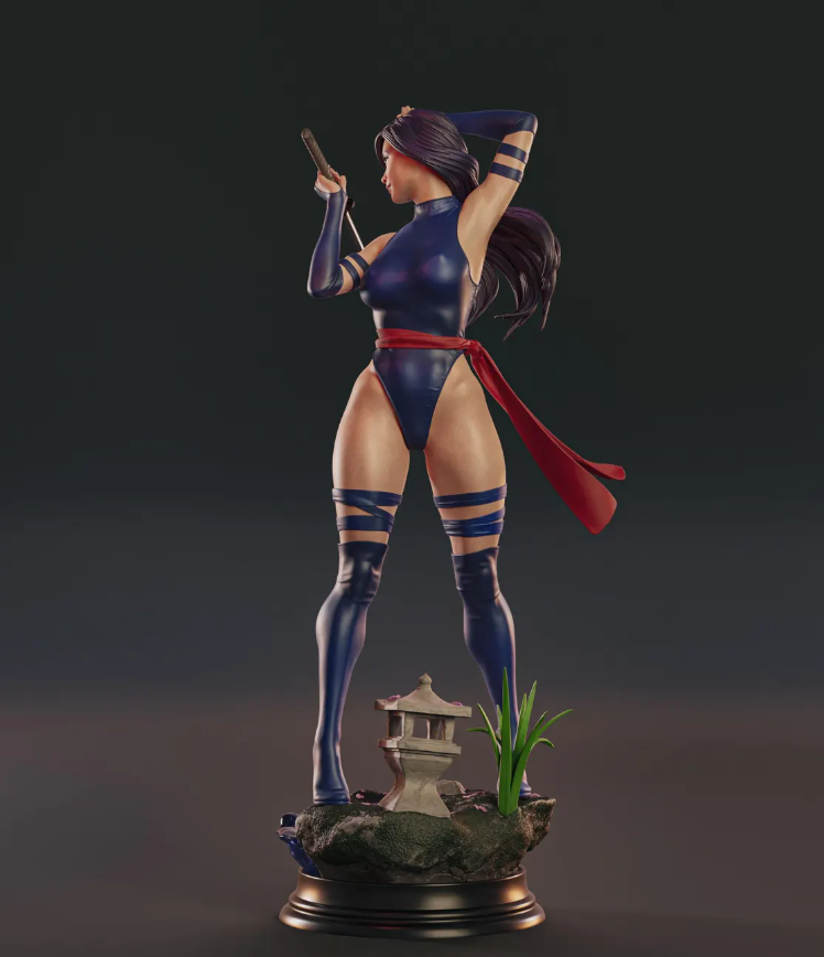 Estátua Colecionador - Psylocke