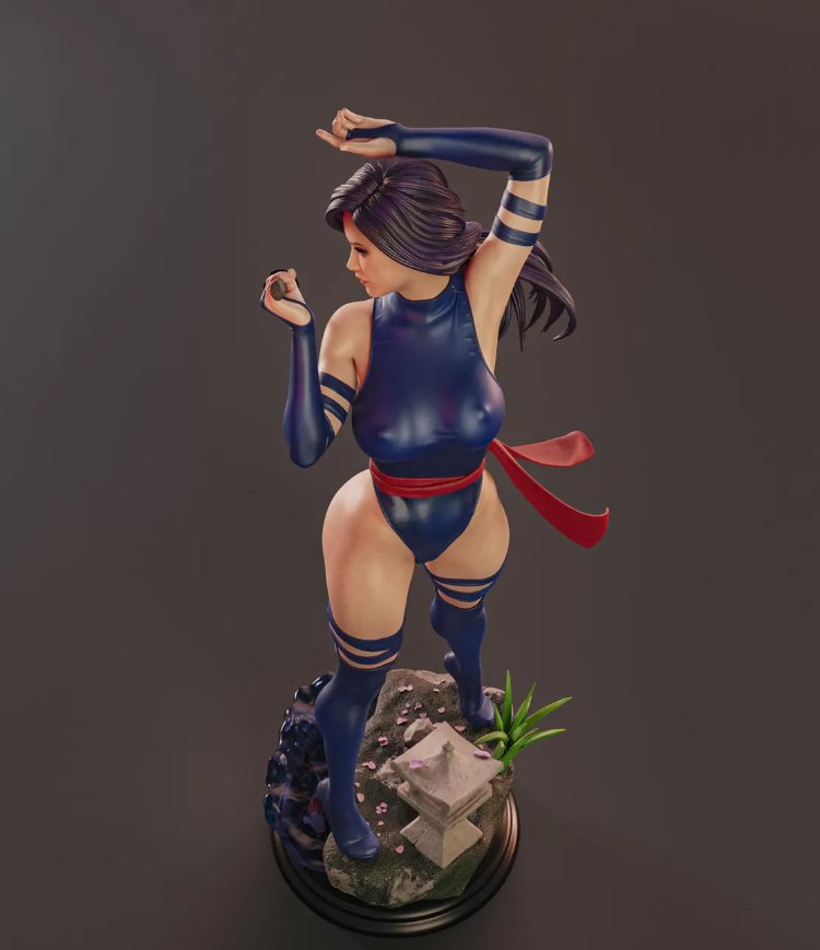 Estátua Colecionador - Psylocke