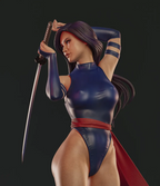 Estátua Colecionador - Psylocke