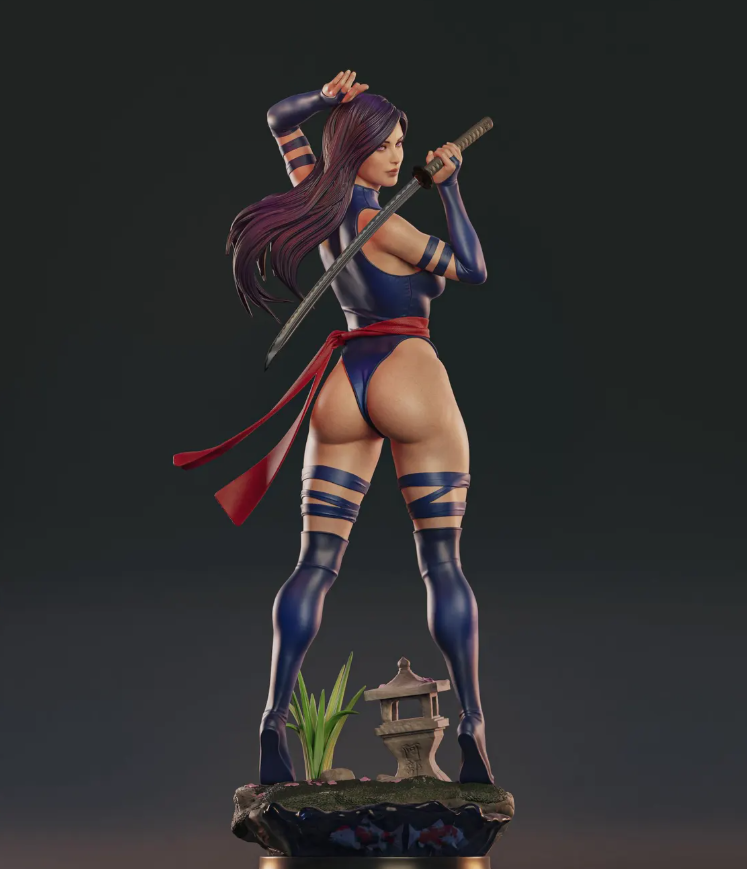 Estátua Colecionador - Psylocke