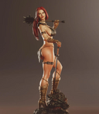 Estátua Colecionador - Red Sonja