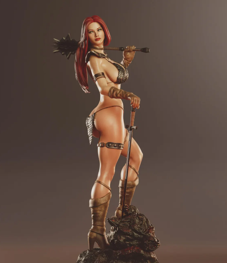 Estátua Colecionador - Red Sonja