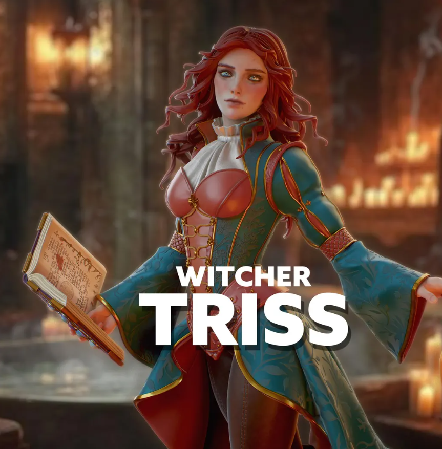Estátua Colecionador - Triss