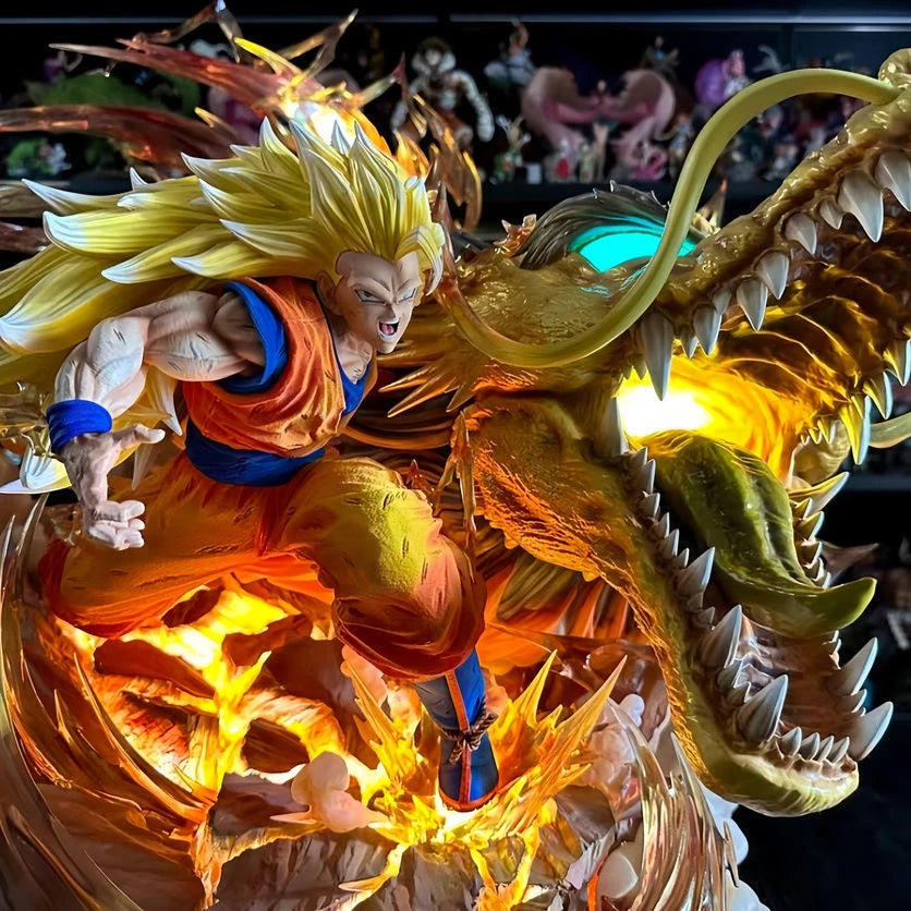 Estátua Colecionador - Goku Dragon Fist PVC - Dragon Ball