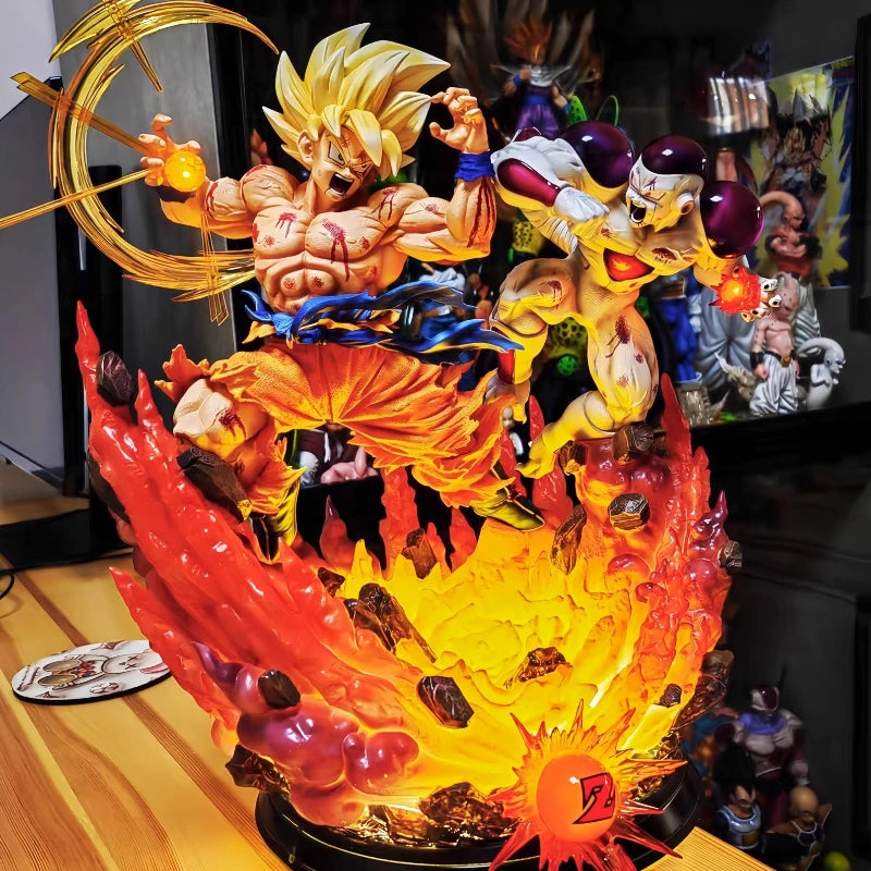 Estátua Colecionador - Goku vs Freeza - Dragon Ball