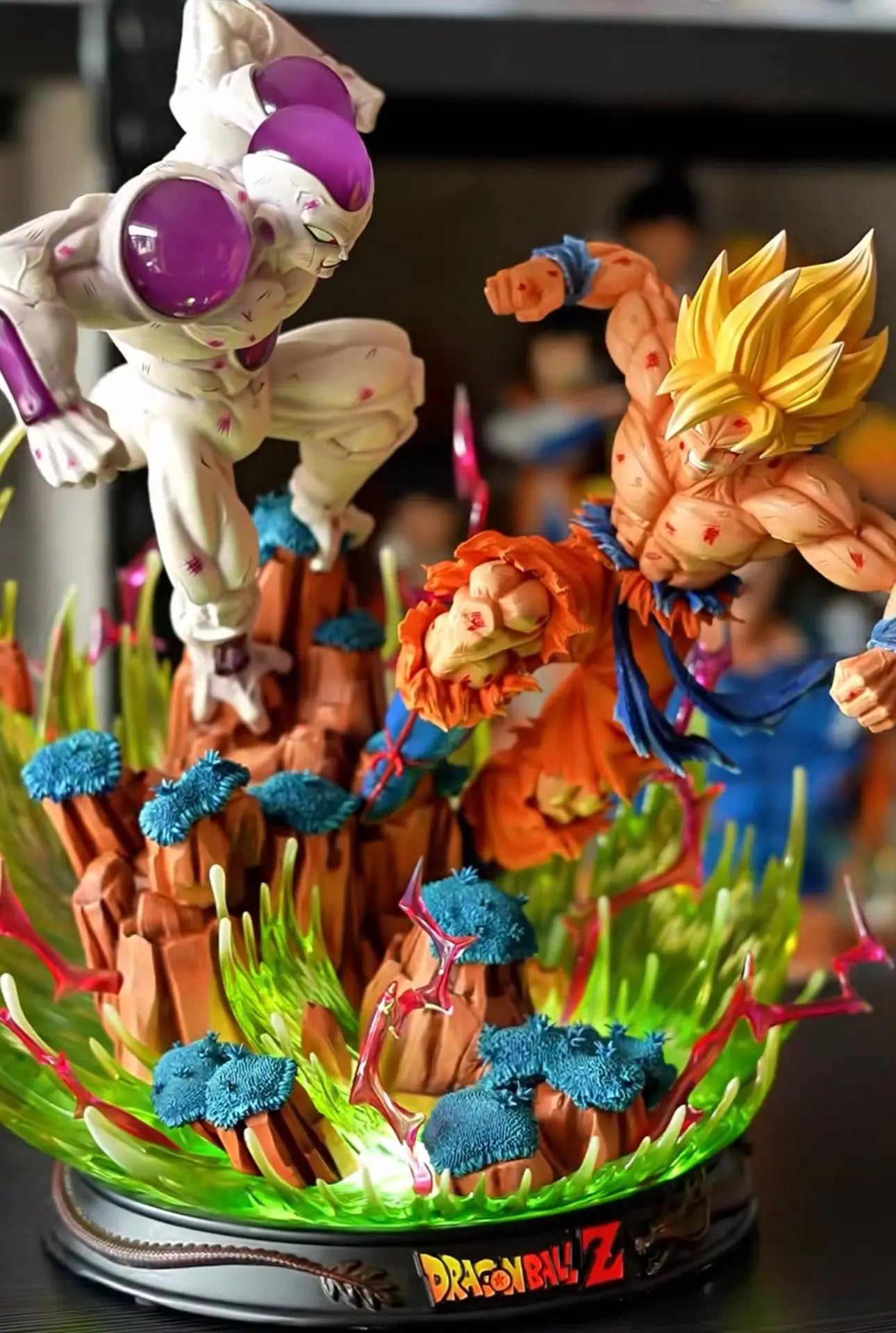 Estátua Colecionador - Goku vs Freeza v2 - Dragon Ball