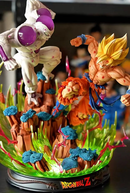 Estátua Colecionador - Goku vs Freeza v2 - Dragon Ball