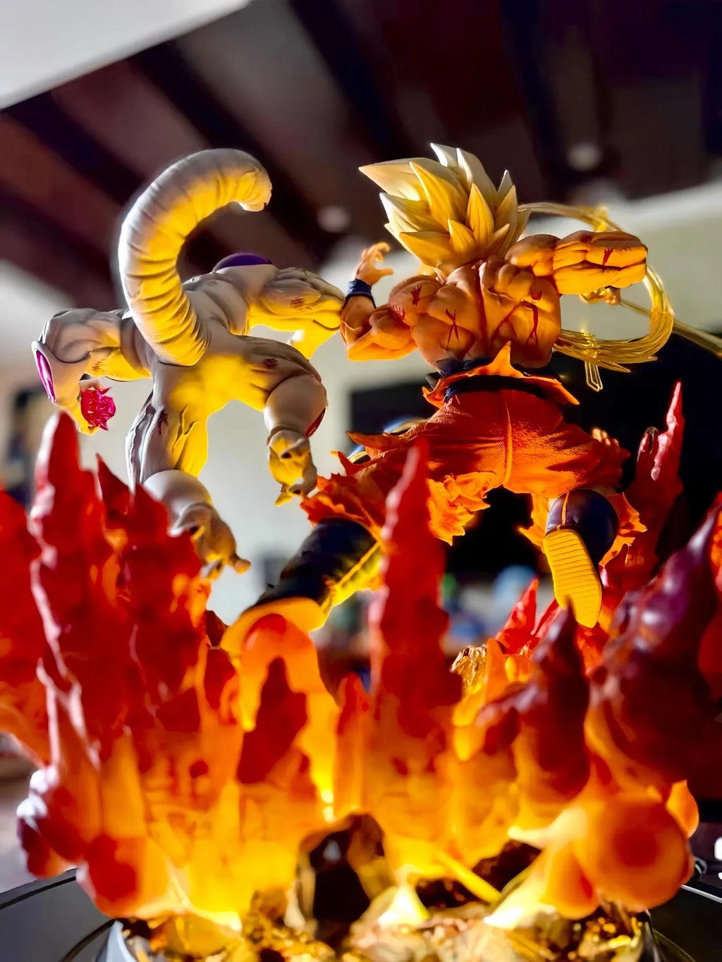 Estátua Colecionador - Goku vs Freeza - Dragon Ball