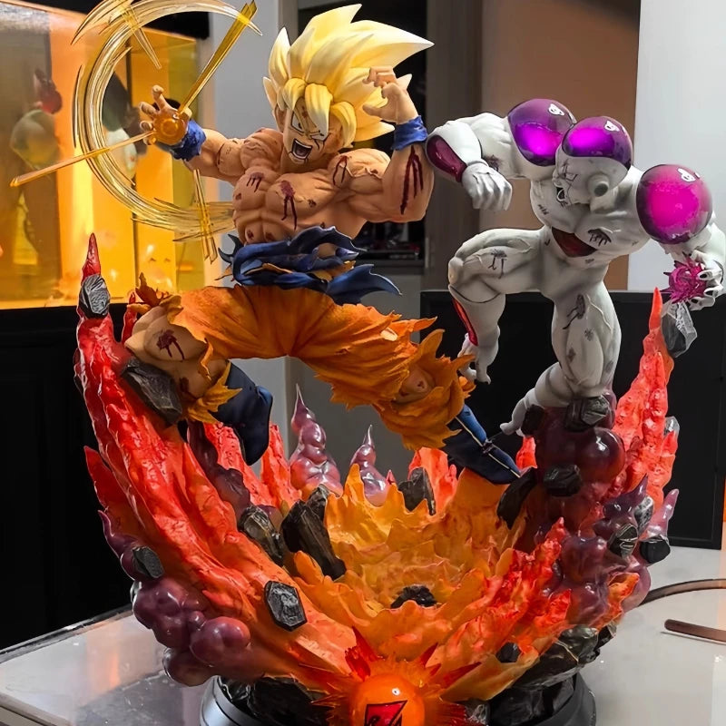 Estátua Colecionador - Goku vs Freeza - Dragon Ball