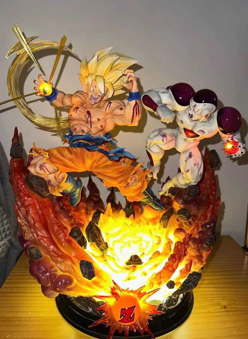 Estátua Colecionador - Goku vs Freeza - Dragon Ball