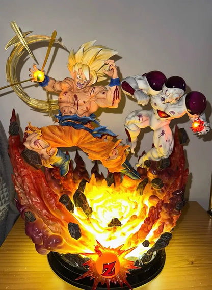 Estátua Colecionador - Goku vs Freeza - Dragon Ball