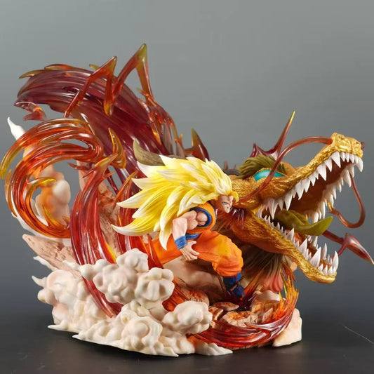 Estátua Colecionador - Goku Dragon Fist PVC - Dragon Ball