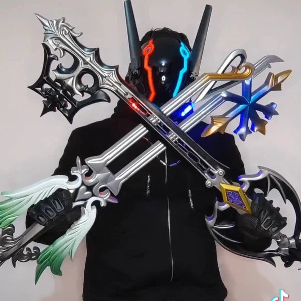 Keyblades LUZ & SOMBRA - Kingdom Hearts