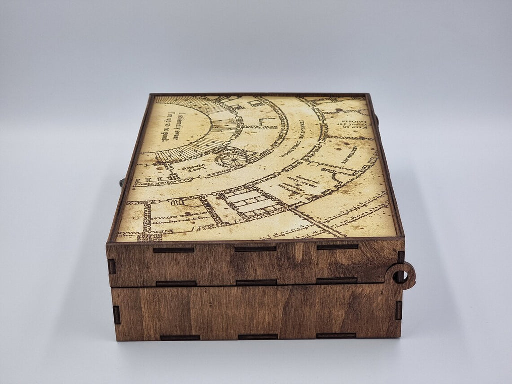 Personalized Magic Box - Harry Potter Footprint Map