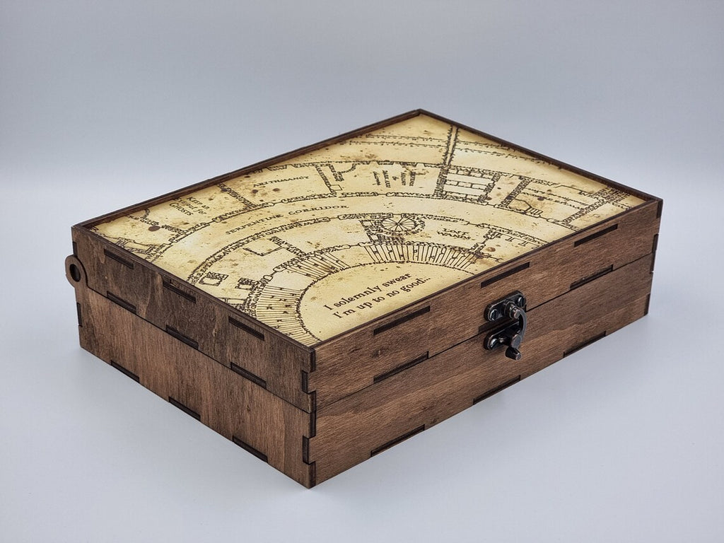 Personalized Magic Box - Harry Potter Footprint Map
