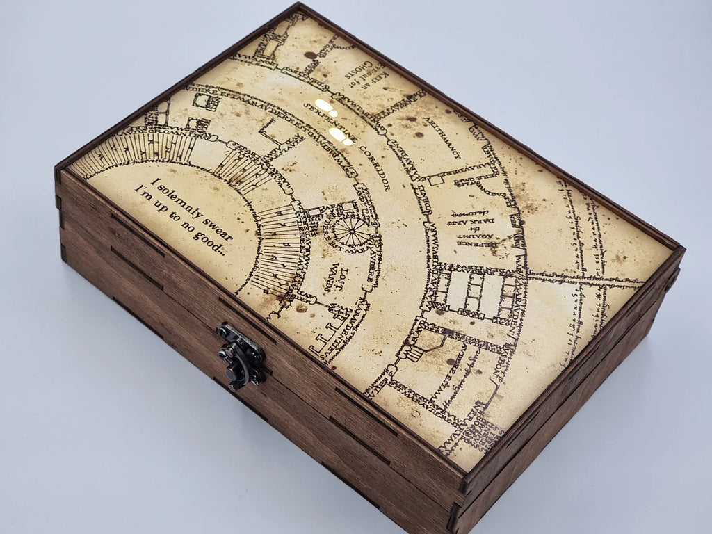 Personalized Magic Box - Harry Potter Footprint Map