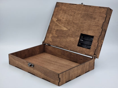 Caixa Mágica personalizada - Mapa de pegadas Harry Potter