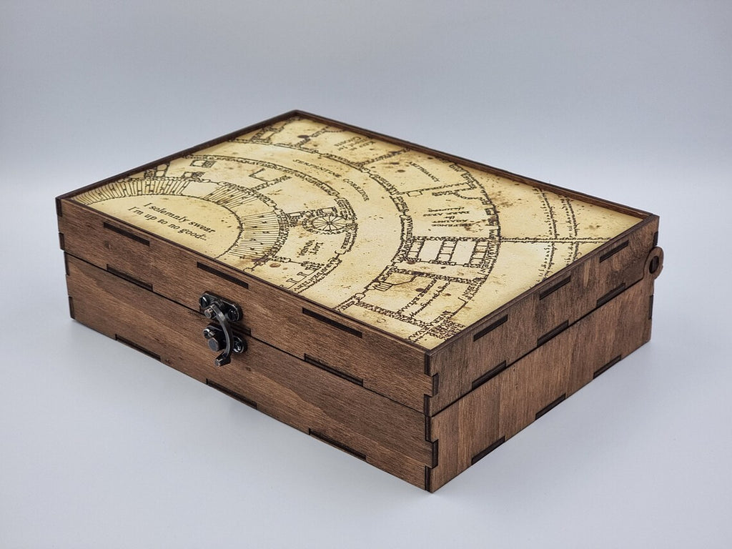 Personalized Magic Box - Harry Potter Footprint Map