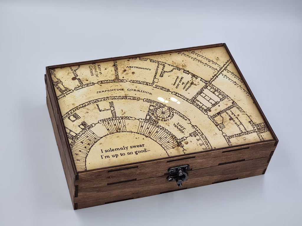 Personalized Magic Box - Harry Potter Footprint Map